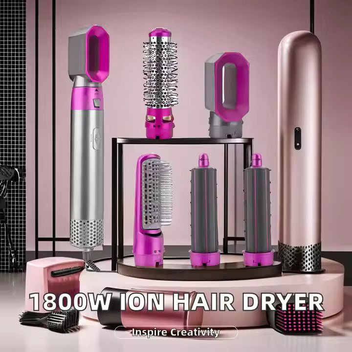 Asciugatrice 5 in 1 - Asciugacapelli e Styler Multifunzione;l - Media - Italia